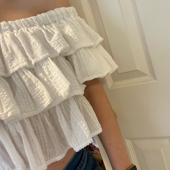 Top Shop Off The Shoulder Top - Picture 5 of 8